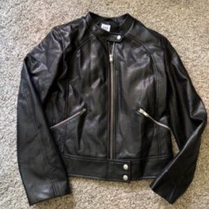 Gap girls faux leather jacket